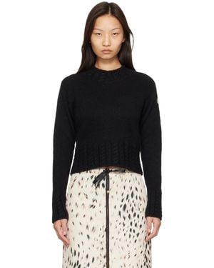 Moncler Alpaca Blend Turtleneck Jumper - Black
