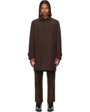 Ferragamo Trench Car Coat - Black