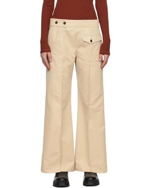 Studio Nicholson Acapulco Trousers - Natural