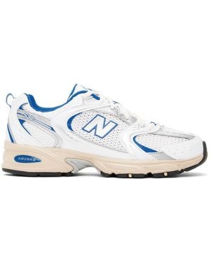 New Balance ホワイト&ブルー 530 スニーカー - ブラック