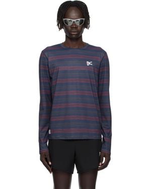 District Vision Lightweight Long Sleeve Graphic T-Shirt - Blue
