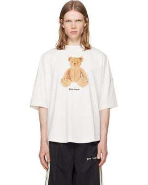 Palm Angels Off- Bear Over T-Shirt - White