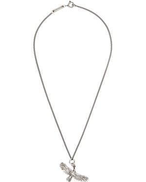 Ann Demeulemeester Bertin Crow Pendant Necklace - Black