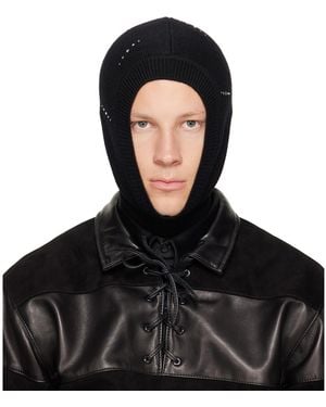 Ernest W. Baker Crystal Embellished Balaclava - Black