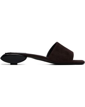 Alaïa Ellipse Mule Sandals - Black