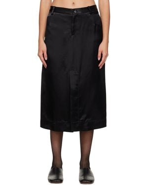 Niccolò Pasqualetti Matita Midi Skirt - Black
