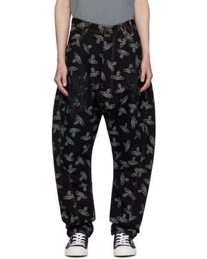 Vivienne Westwood ツイストシーム ジーンズ - ブラック