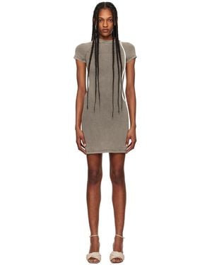OTTOLINGER Taupe Fitted Minidress - Black