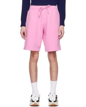 Ami Paris Pink Ami De Cœur Shorts
