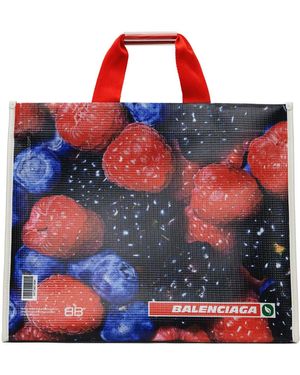 Balenciaga Antwerp Medium Tote - Red