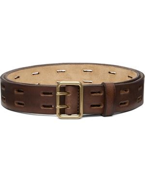 DSquared² Perforated Leather Belt - Brown