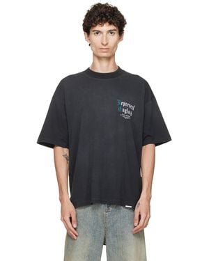 Represent Private Members T-Shirt - Black