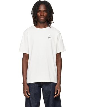 Maison Kitsuné Off- 'Café Kitsune' Relax T-Shirt - White
