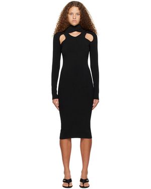 Coperni Layered Midi Dress - Black