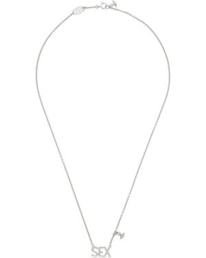 Vivienne Westwood Man 'sex' Pendant Necklace - Metallic