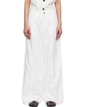 Rag & Bone ホワイト Featherweight Arianna ジーンズ - ブラック
