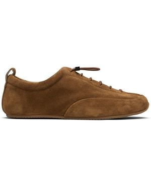 BY FAR Tan Prudent Trainers - Black