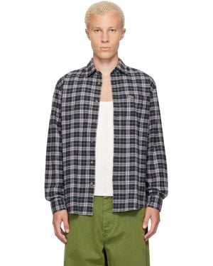 Lacoste Regular Fit Plaid Flannel Shirt - Blue