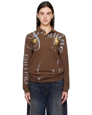 PRAYING Polo - Brown