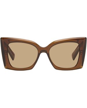 Saint Laurent Sl M119 Blaze Crystal Sunglasses - Black