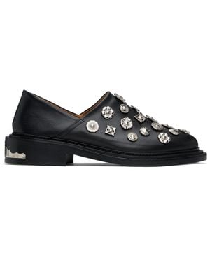 Toga Virilis Leather Loafers - Black