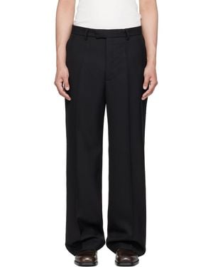 Second/Layer Relaxed Primo Trousers - Black