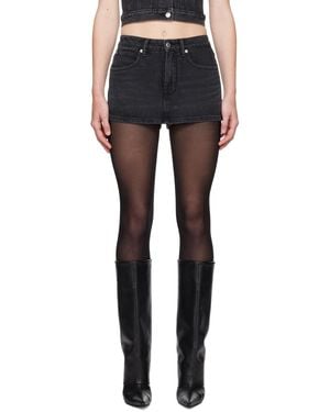 Alexander Wang ミッドライズ デニム スコート - ブルー