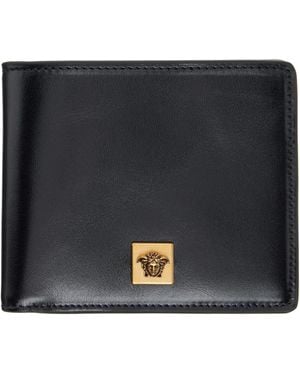 Versace Severine Leather Wallet - Black