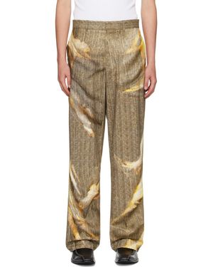 Y. Project Pantalon à effet décoloré au soleil - Neutre