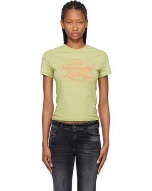 DIESEL Logo Print T-Shirt - Green