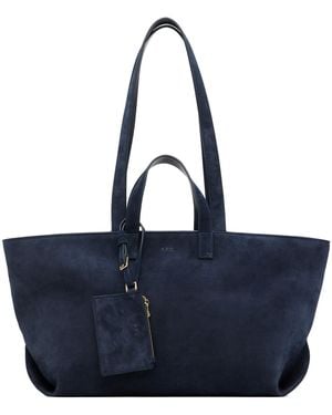 A.P.C. 'Le Drummer' Tote - Blue