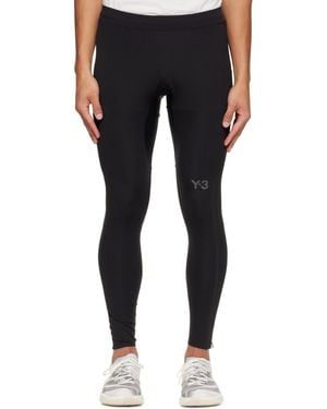 Y-3 Running Leggings - Black