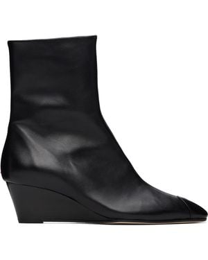 Aeyde Mia Cap Nappa Leather Boots - Black