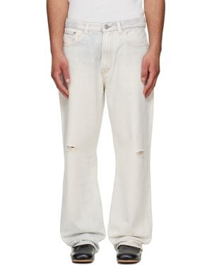 Our Legacy Off- Third Cut Jeans - White