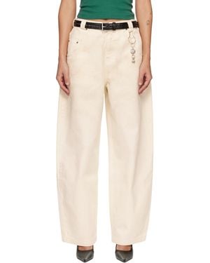 Willy Chavarria Off- 'Bad Girl' Jeans - Black