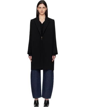 Alaïa Virgin Wool Coat - Black