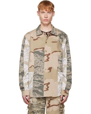 Marine Serre Desert Jacket - Natural