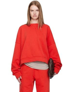Entire studios Box Crew Sweatshirt - Red