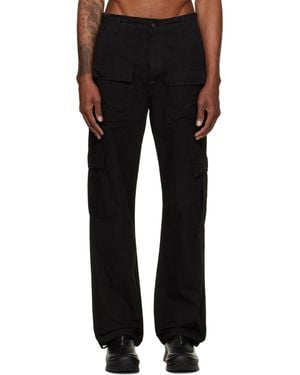 ALEXANDER DIGENOVA Cargo Trousers - Black