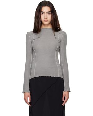 Baserange Omato Long Sleeve T-Shirt - Grey