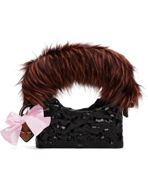 OTTOLINGER Furry Baguette Ceramic Bag - Brown