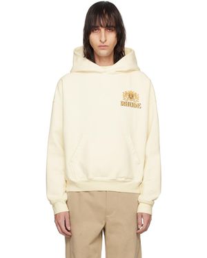 Rhude オフホワイト Cresta Cigar フーディ - ナチュラル