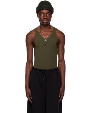 Lu'u Dan Embroidered Tank Top - Black