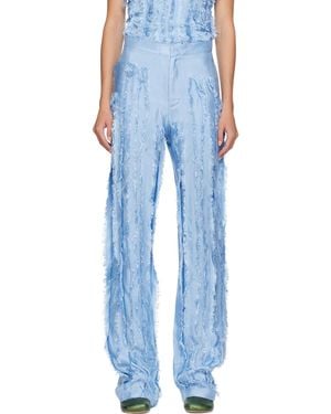 Edward Cuming Scratch The Itch Trousers - Blue