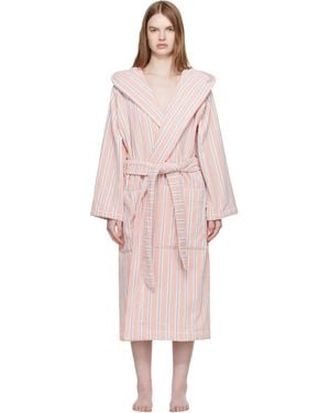 Tekla Terry Hooded Bathrobe - Multicolour