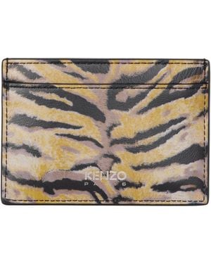 KENZO Paris Tiger' Card Holder - Grey