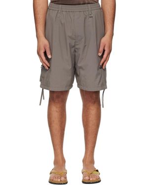 WOOYOUNGMI Zip Detail Utility Shorts - Multicolour
