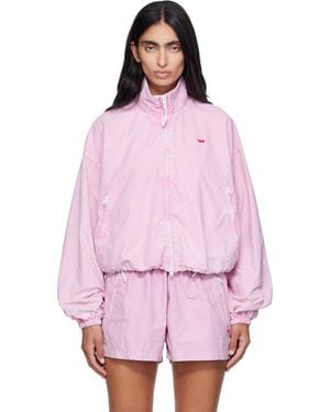 DIESEL Faded Bomber Jacket - Pink