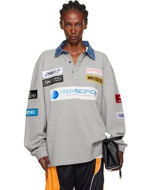 Martine Rose Rugby Polo - Grey