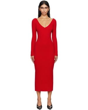 arch4 Bridgewater Midi Dress - Red